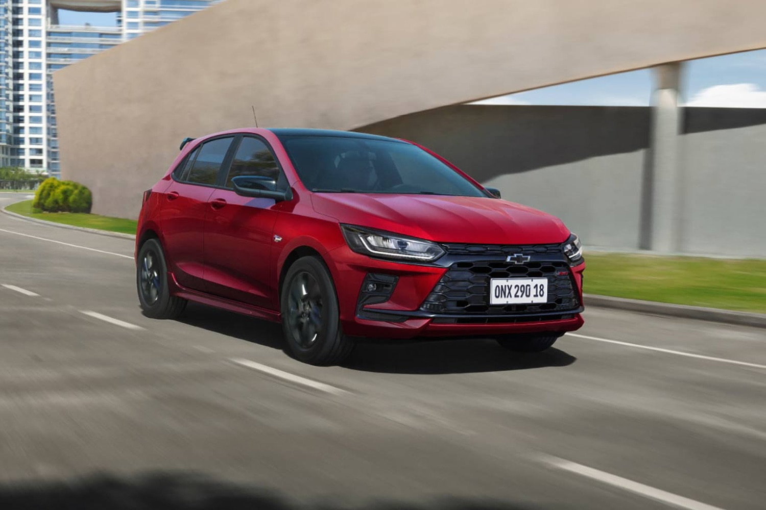 Chevrolet Onix RS 2026 Lateral Esportiva